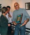 Tassou lors de la dernière exposition du Manoir Café  à Nice en octobre 2000.
